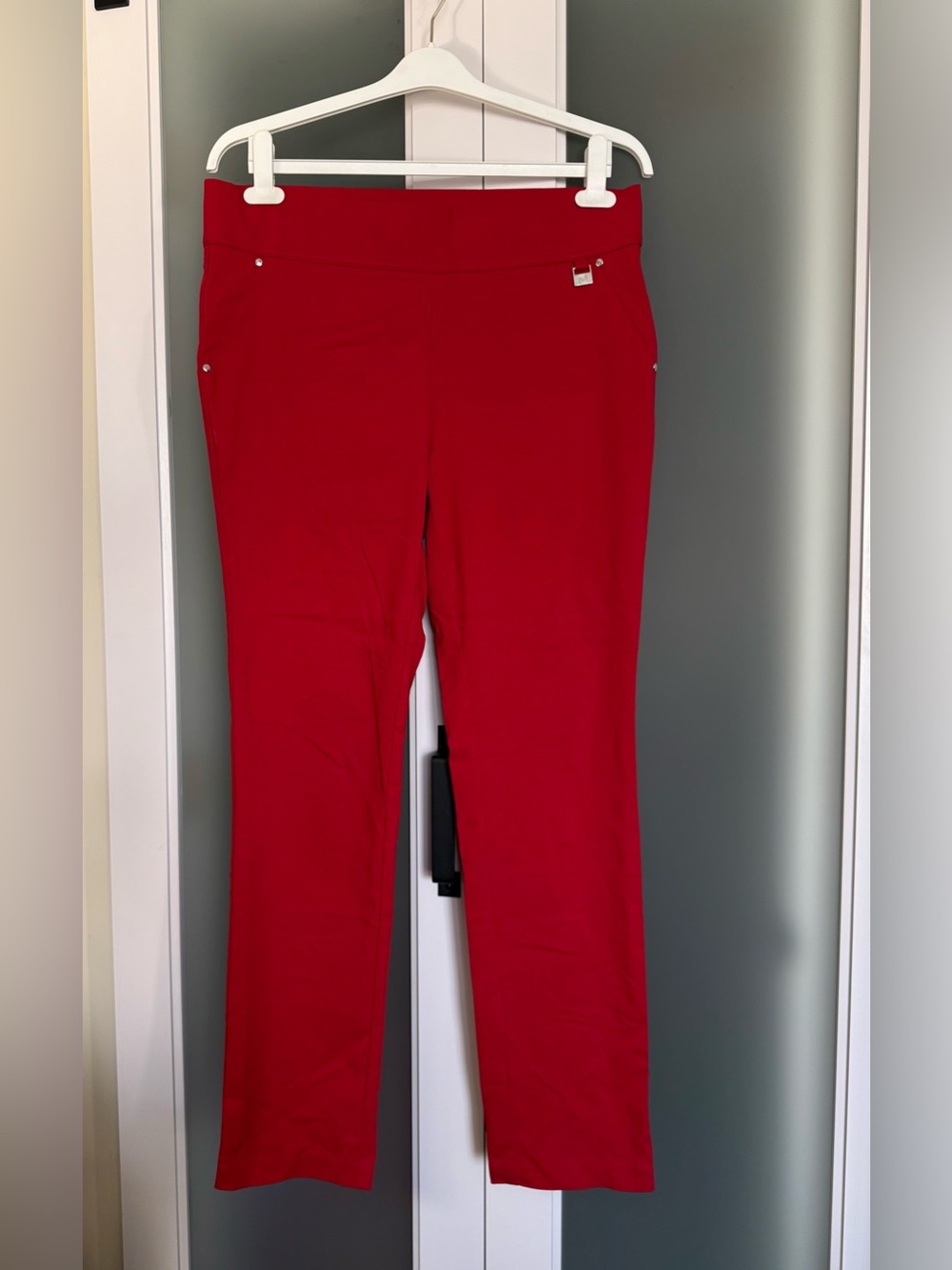 Rafaella Vibrant Red Stretch Pants